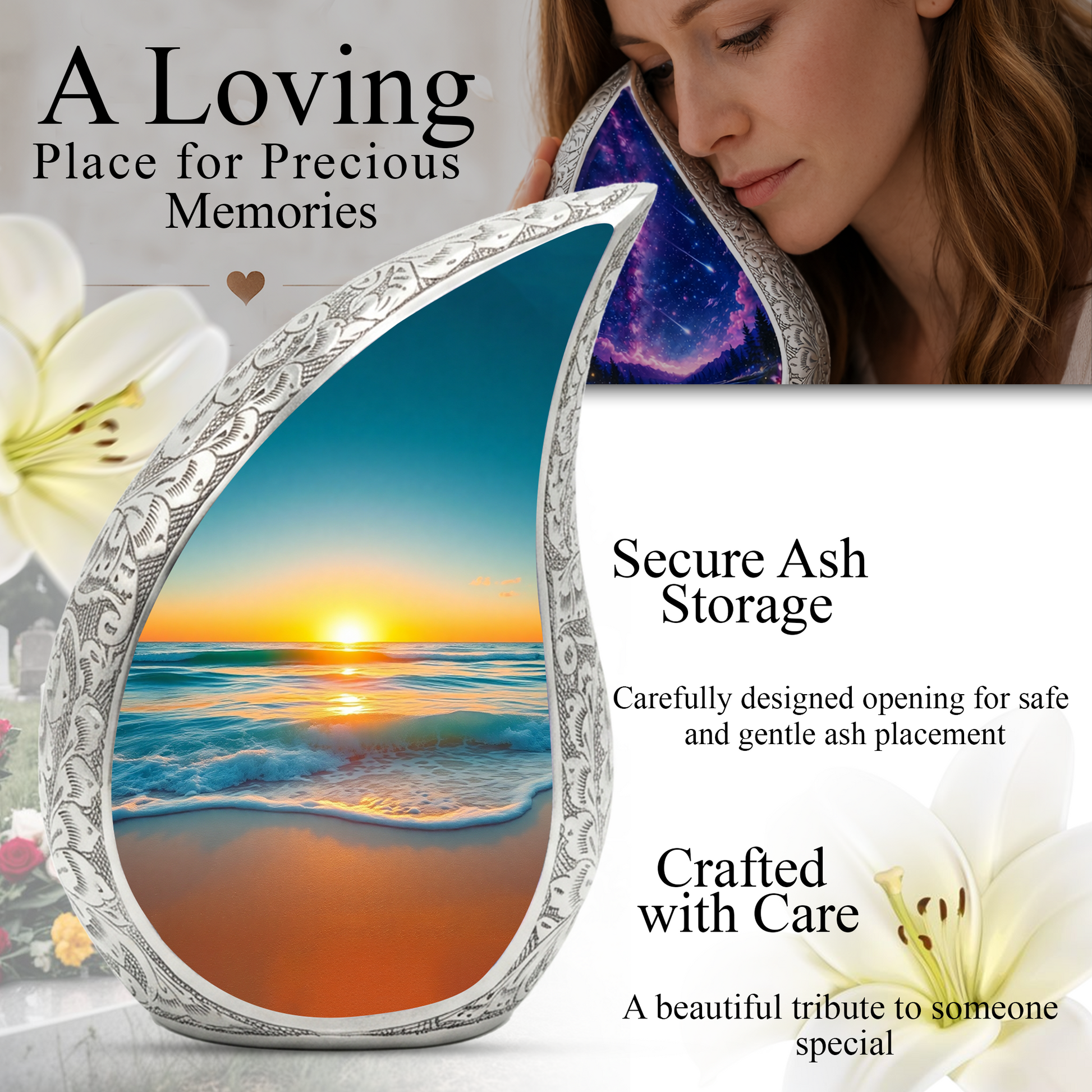 Beach Urns for Human Ashes | Beach Theme Urn