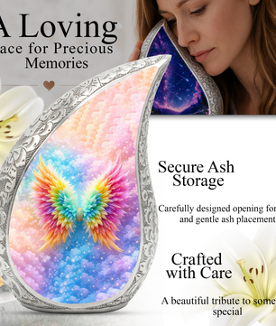 Angel Wing Adult Urn for Human Ashes – Premium Angel Wings Adult Cremation Urn