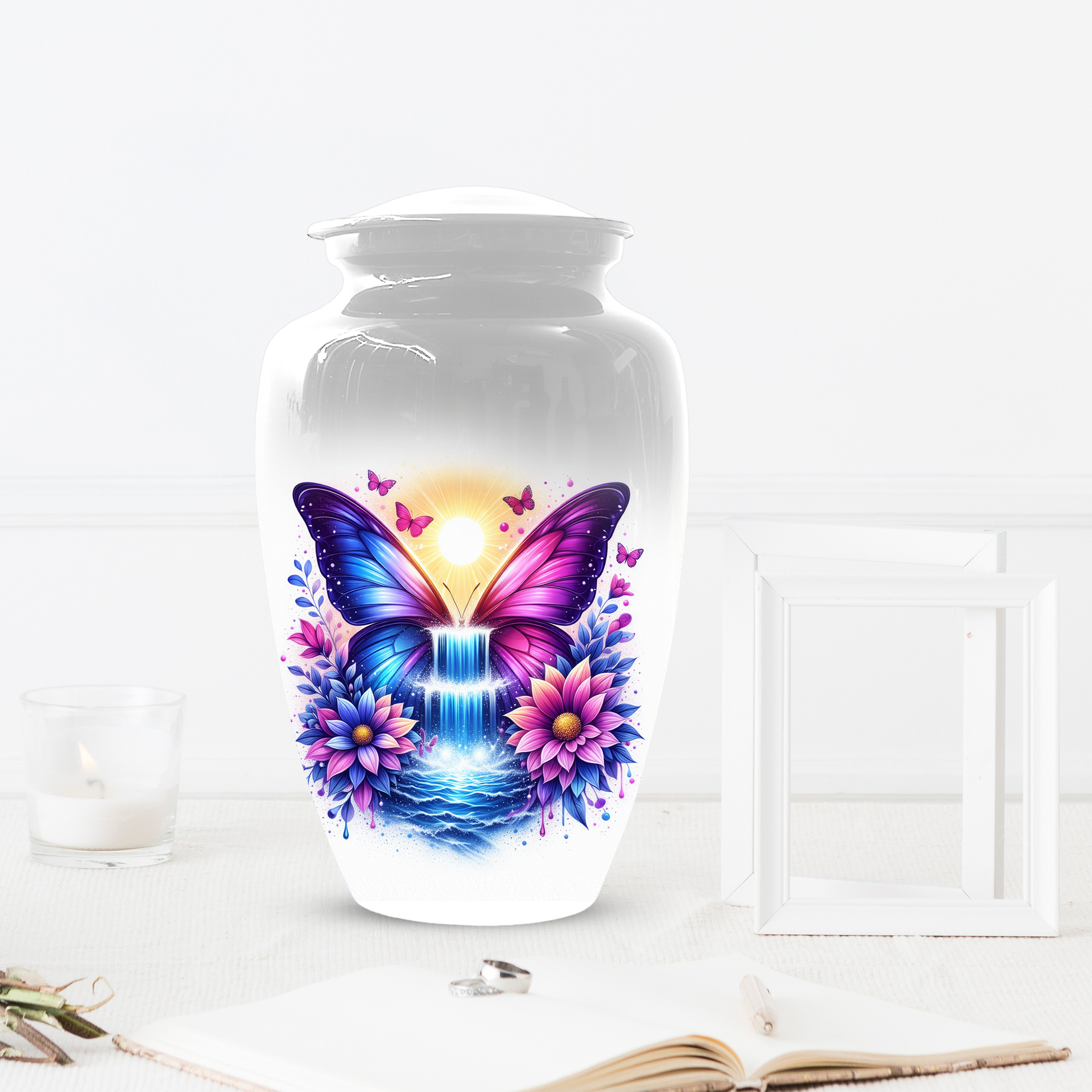 Butterfly Urn for Ashes | Custom Butterfly Cremation Urn for Human Ashes