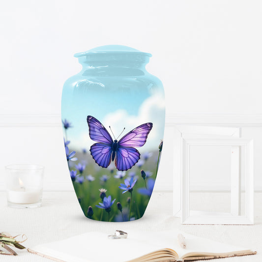 Monarch Butterfly Urn for Human Ashes | Elegant Monarch Butterfly Cremation Urn for Adult Ashes