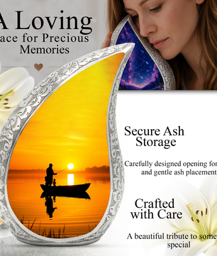 Fishing Urn for Dad | Gone Fishing Urn | Fishing Urns for Human Ashes
