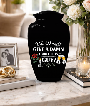 Funny Adult Urn for Ashes,  Personalized Memorial Urn for Dad
