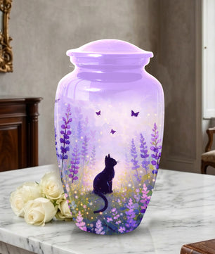 Cat Urn for Mom | Beautiful Cat Cremation  Large Urn for Mother|Funeral Urn for Human Ashes