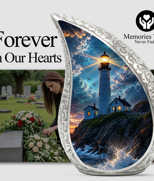 Lighthouse Urn for Human Ashes | Adult Cremation Urn & Memorial Urns for Adults