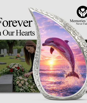 Dolphin Adult Urn for Human Ashes – Premium Adult Cremation Urn