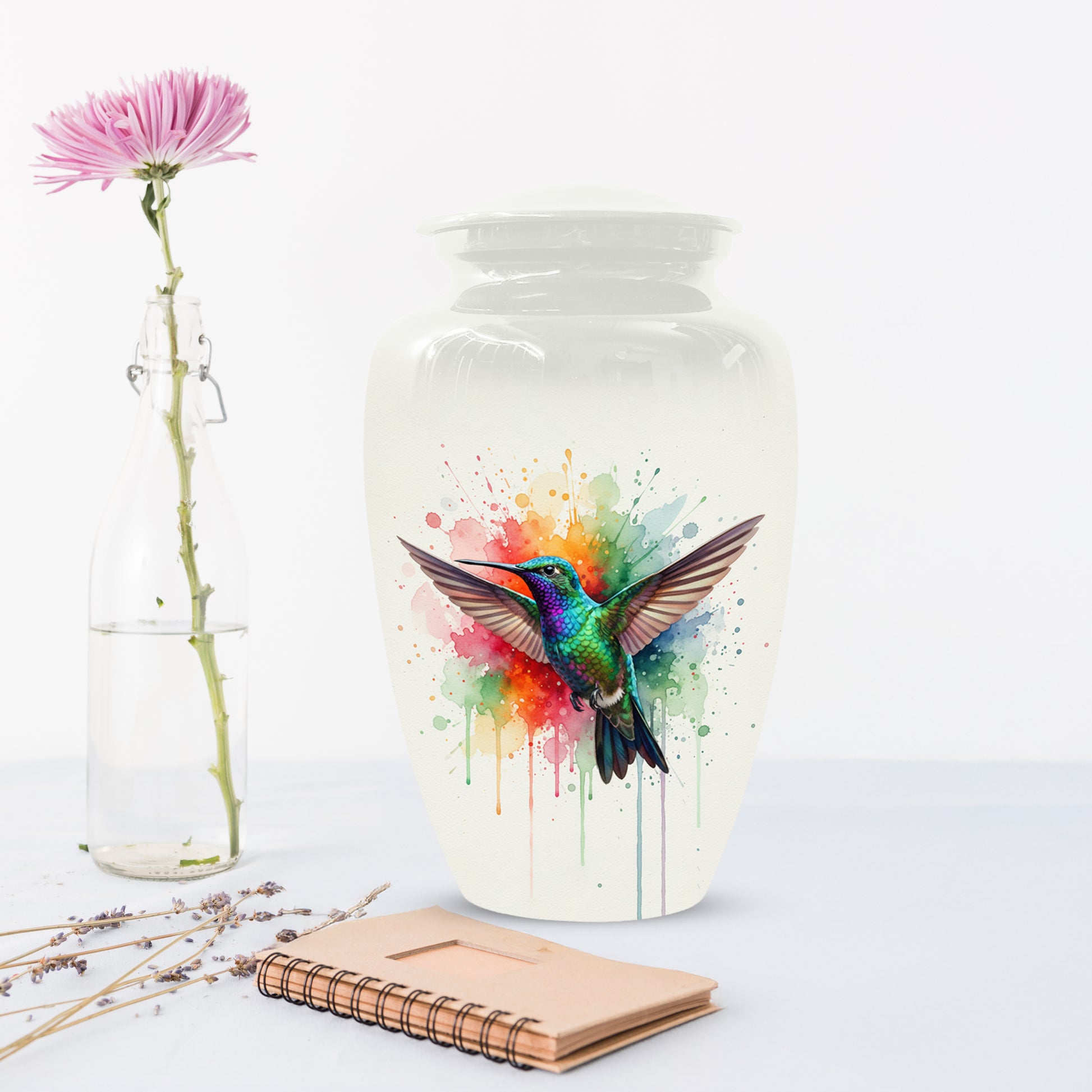 Humming Bird Urn for Human Ashes | Hummingbird Adult Cremation Urn – Beautiful Memorial Urn for Adults