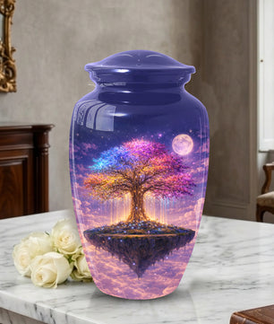 Tree of Life Urn - Adult Cremation Large Urn for Ashes|Floating Tree Memorial Urn