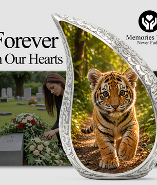 Tiger Urn for Adult Ashes | Majestic Adult Cremation Urn for Human Ashes Memorial