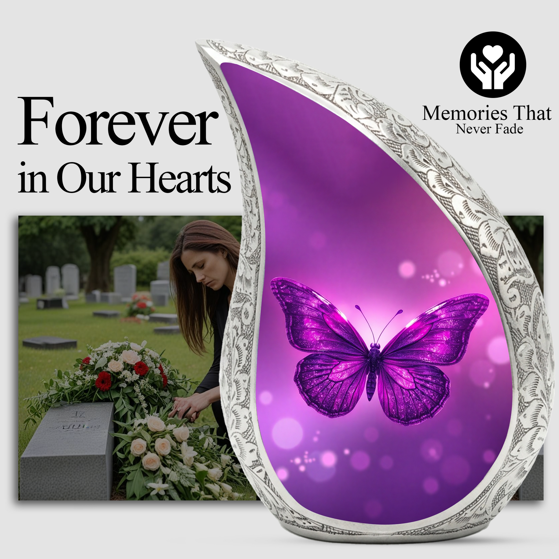 Butterfly Urn for Mom, Butterfly Urns for Human Ashes