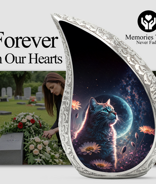 Personalized Cat Urn- Cremation Urn For Cat | Keepsake Urn For Ashes