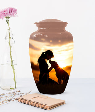 Dog Memorial Cremation Urn for Mom - Beautiful Urns for Women