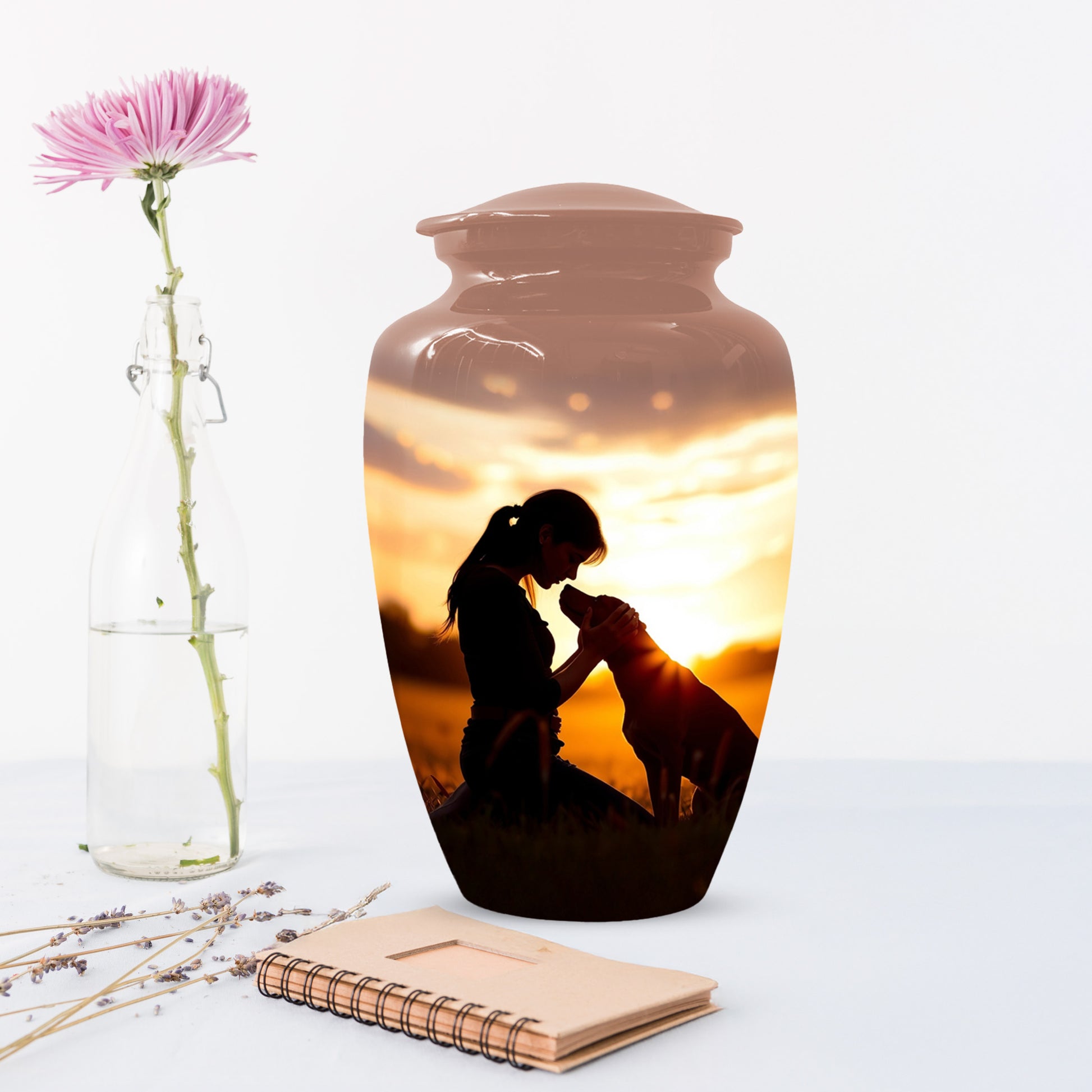 Dog Memorial Cremation Urn for Mom - Beautiful Urns for Women