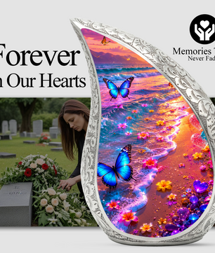 Butterfly Urn for Mom – Personalized Butterfly Urn for Ashes | Beautiful Cremation Urns for Women