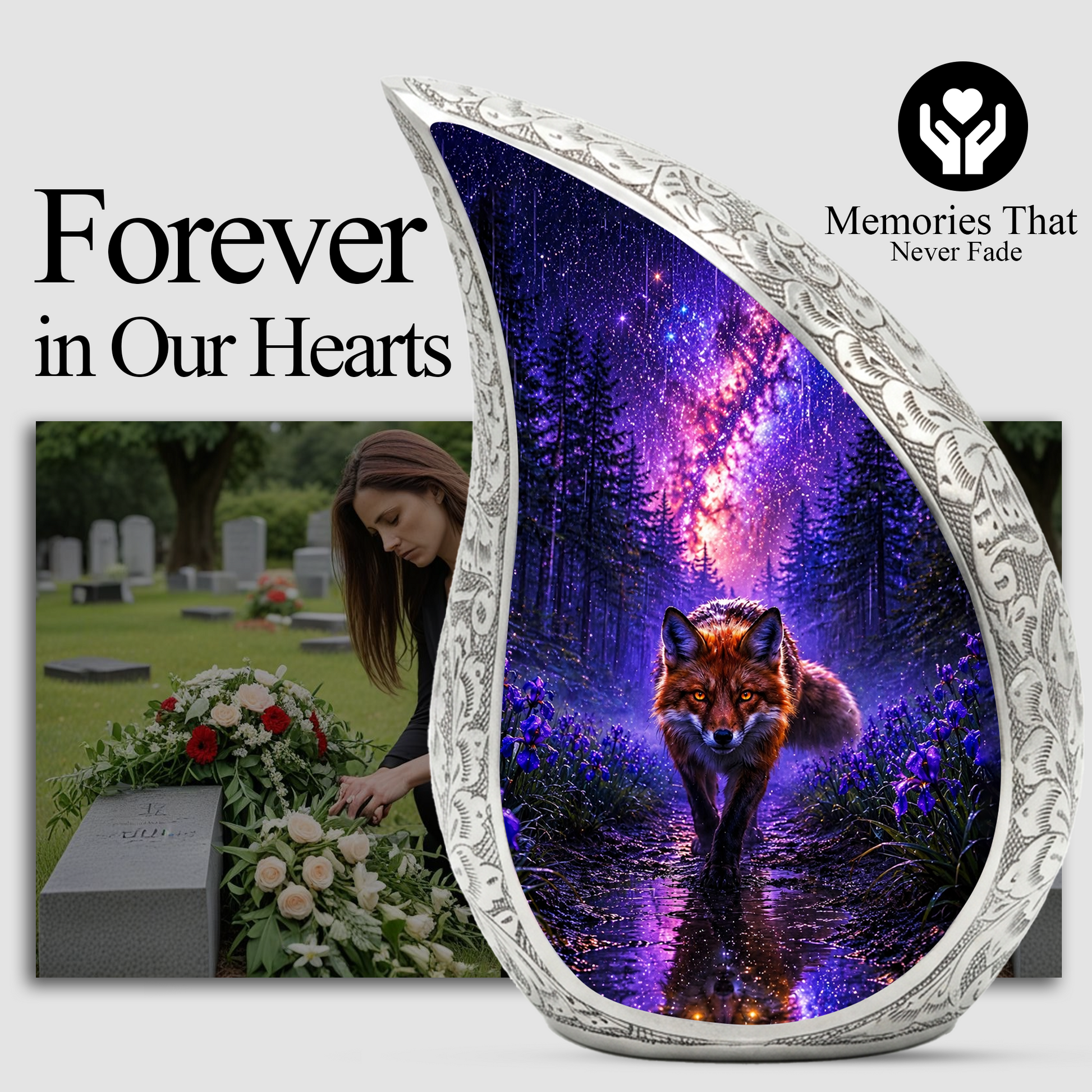 Fox Urn for Human Ashes | Wildlife Adult Cremation Urn | Fox Memorial Urn for Adult AsheFox Urn for Human Ashes | Wildlife Adult Cremation Urn | Fox Memorial Urn for Adult Ashes