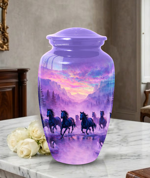 Horse Urn for Dad – Horse Urns for Dad's Ashes | Horse Cremation Large Urn for Adult Male