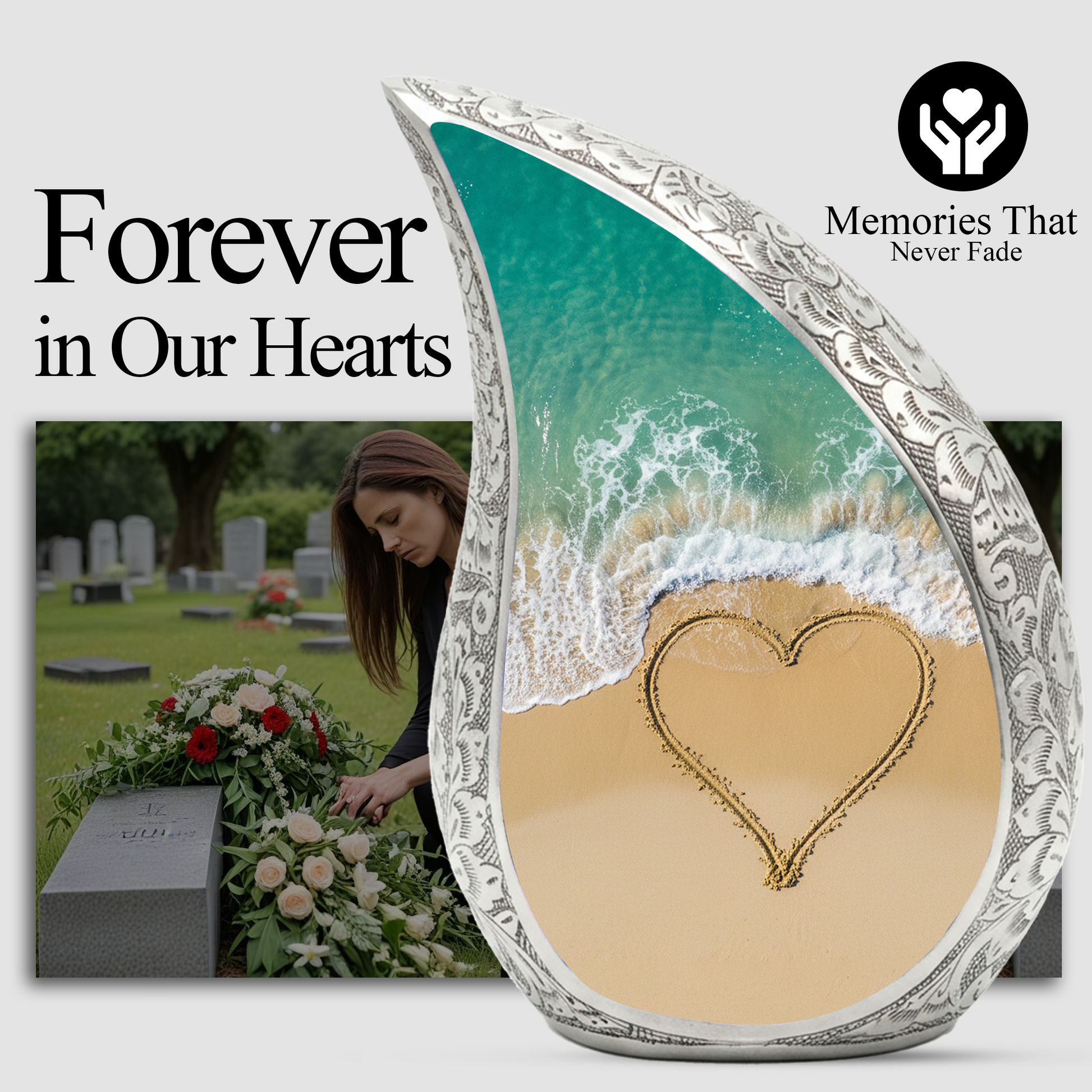Beach Urns for Human Ashes| Beach Cremation Urn