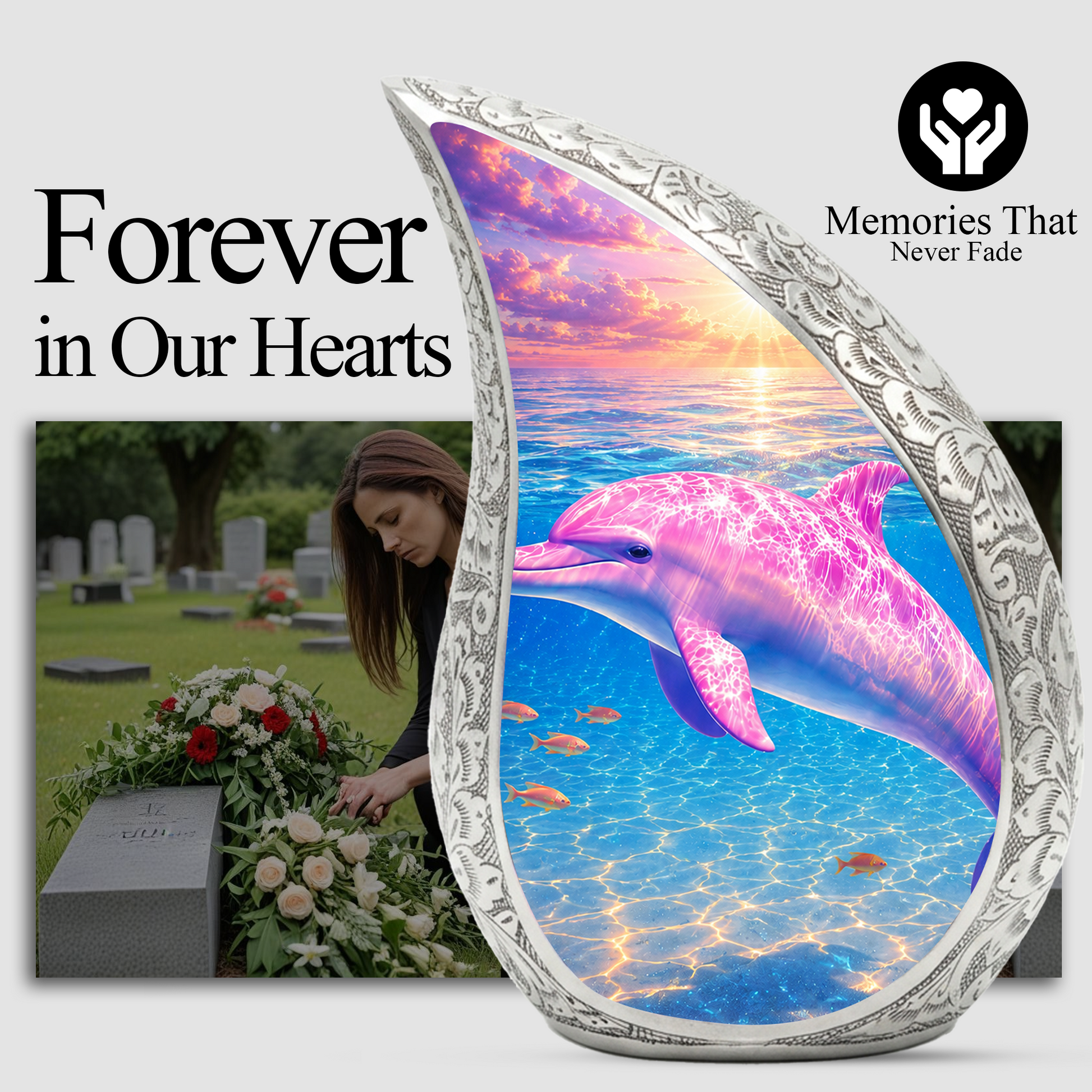 Dolphin Urn for Mom – Beautiful Dolphin Urns for Mom