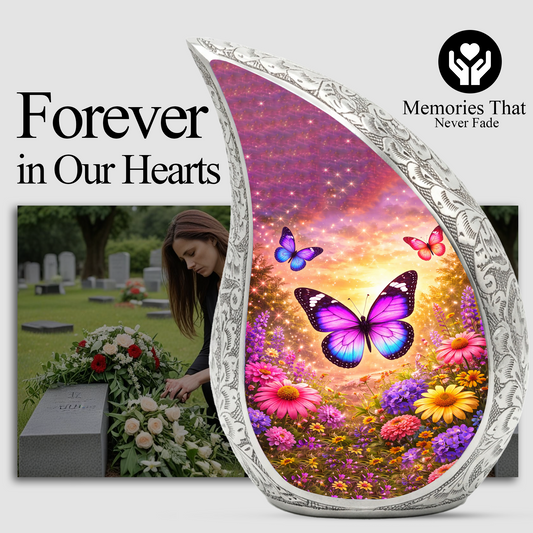 Butterfly Adult Urn for Human Ashes – Premium Butterfly Cremation Urn