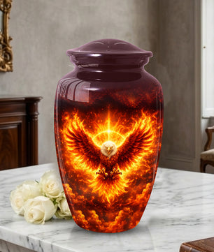 Angel Wing Eagle Urn for Mom-Keepsake Large Urn For Human Ashes