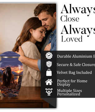 Adult Cremation Urn for Ashes | Personalized Adult Urn | Handmade Memorial Urn