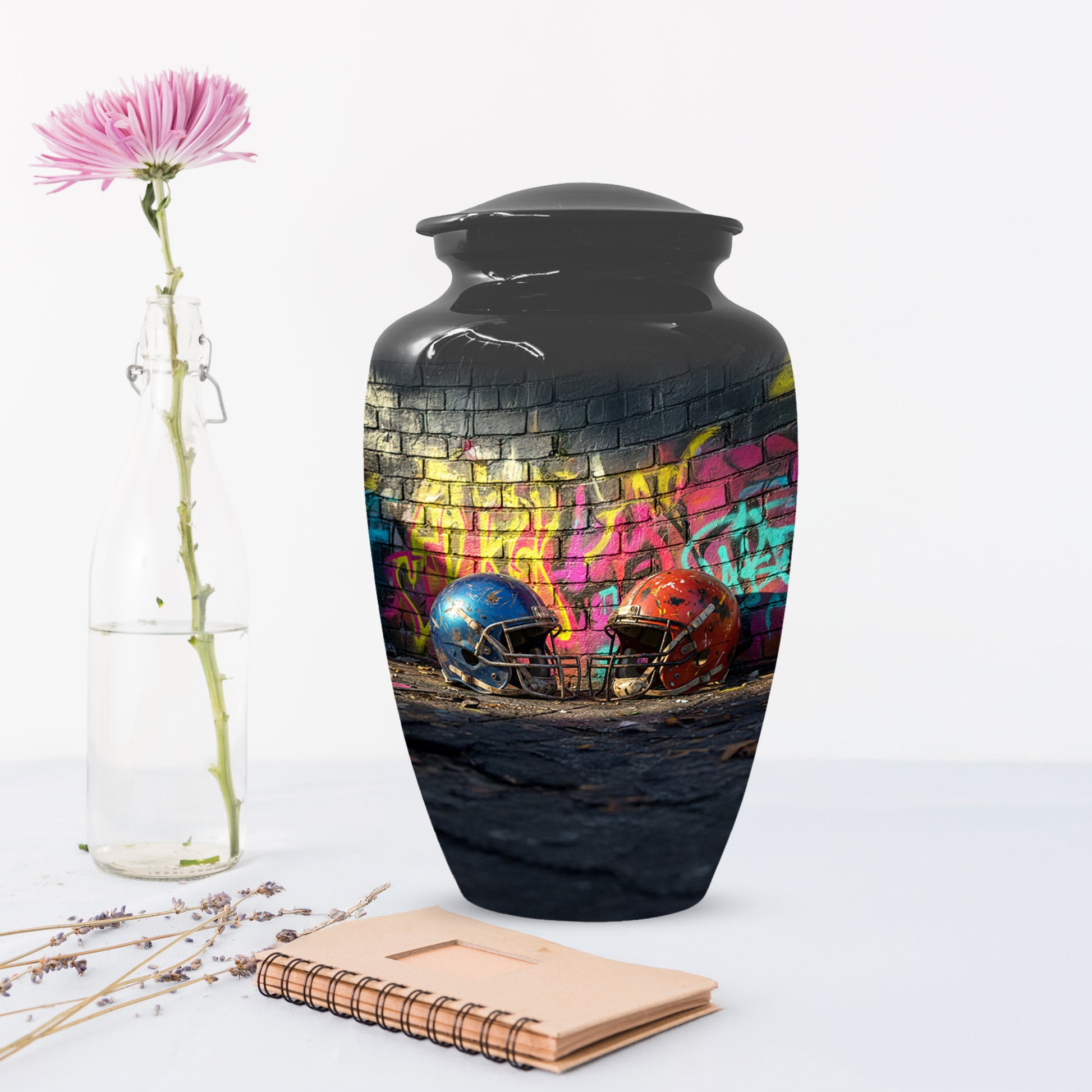Football Helmet Urn for Dad – Custom Sports Cremation Urn for Ashes