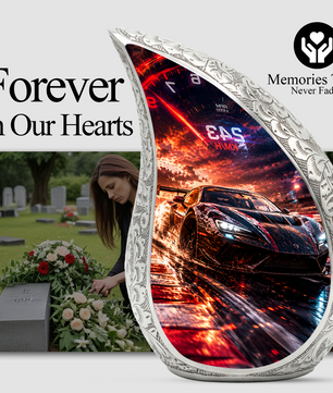 Sports Car Urn for Adult Ashes | Adult Cremation Urn for Men & Dad