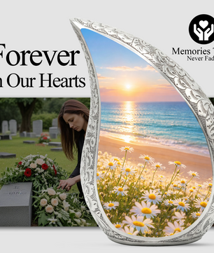 Sunflower Beach Adult Urn for Human Ashes – Premium Beach Cremation Urn