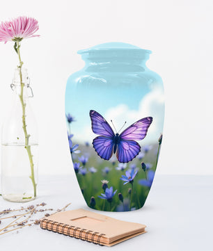 Monarch Butterfly Urn for Human Ashes | Elegant Monarch Butterfly Cremation Urn for Adult Ashes