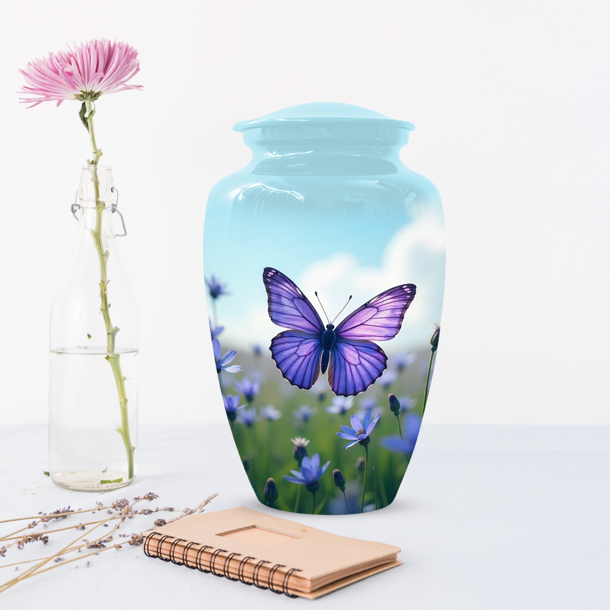 Monarch Butterfly Urn for Human Ashes | Elegant Monarch Butterfly Cremation Urn for Adult Ashes