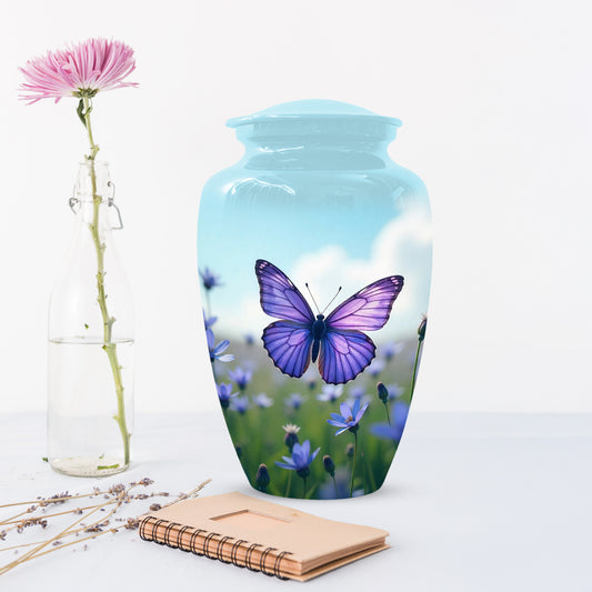 Monarch Butterfly Urn for Human Ashes | Elegant Monarch Butterfly Cremation Urn for Adult Ashes