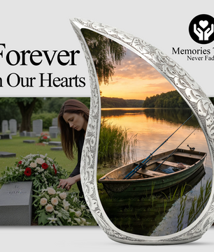Fishing Adult Urn for Human Ashes – Gone Fishing Cremation Urn