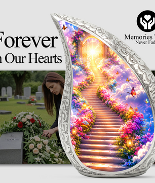 Heaven Gate Adult Urn for Ashes – Personalized Adult Cremation Urn | Memorial Urn & Funeral Urn for Adult Ashes