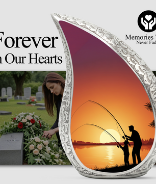Fishing Urn for Dad | Gone Fishing Urn | Fishing Urns for Human Ashes