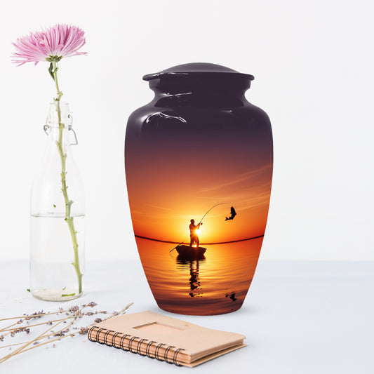 Fishing Urn for Human Ashes | Fishing Cremation Urn for Dad, Men