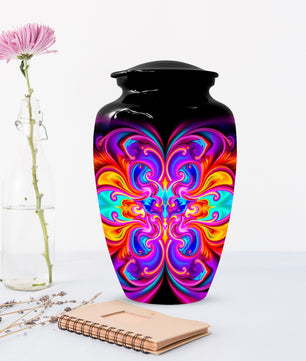 Abstract Colorful Cremation Urns for Ashes – Custom Adult Memorial Urn