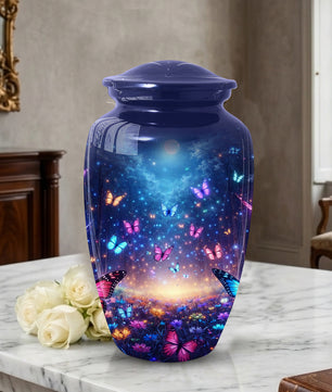 Butterfly Urn for Mom | Beautiful Butterfly Cremation Large Urn for Mother