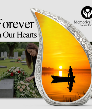 Fishing Urn for Dad | Gone Fishing Urn | Fishing Urns for Human Ashes