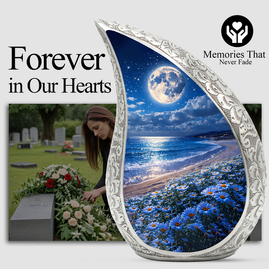 Ocean Adult Urn for Human Ashes – Premium Ocean Cremation Urn