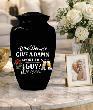 Funny Adult Urn for Ashes,  Personalized Memorial Urn for Dad