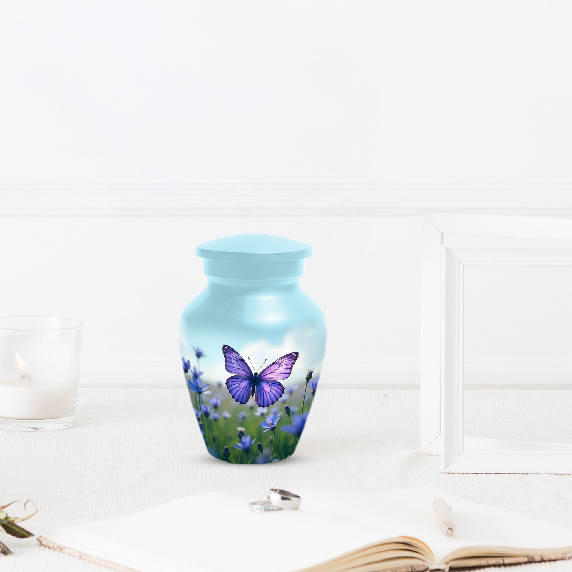 Monarch Butterfly Urn for Human Ashes | Elegant Monarch Butterfly Cremation Urn for Adult Ashes