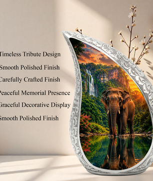 Elephant Urn for Human Ashes | Adult Cremation Urn