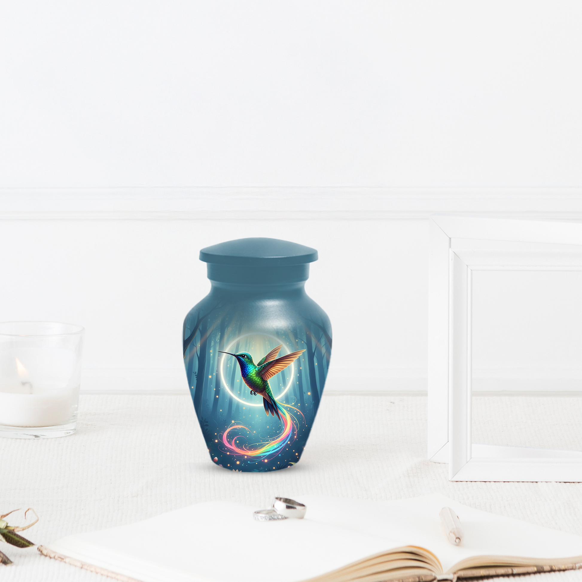 Personalized Hummingbird Urn for Mom | Custom Cremation Urn