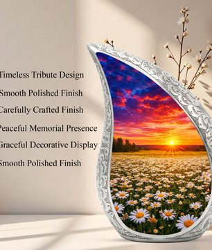 Sunflower Sunset Cremation Urn for Adult Ashes