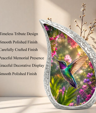 Hummingbird Urn for Human Ashes – Beautiful Adult Cremation Urn