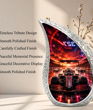 F1 Racing Car Urn for Adult Ashes | Racing Car Adult Cremation Urn