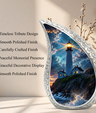 Lighthouse Urn for Human Ashes | Adult Cremation Urn & Memorial Urns for Adults
