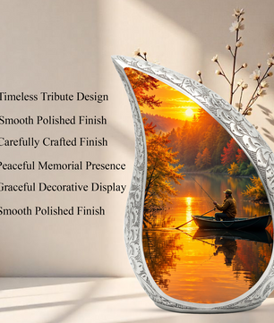 Fishing Urn for Human Ashes | Adult Cremation Urn for Dad, Mom & Loved Ones
