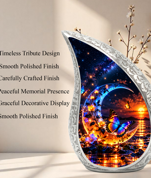 Butterfly Cremation Urn for Ashes, Personalized Adult Memorial Urn