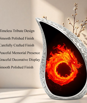 Dragon Memorial Urn for Dad | Adult Cremation Urn for Ashes