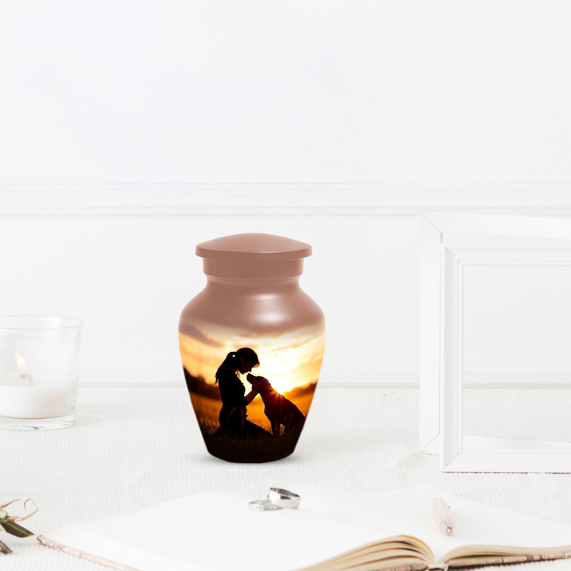 Dog Memorial Cremation Urn for Mom - Beautiful Urns for Women